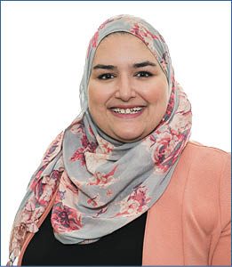 Dr. Alaa Sakallah consulting with pediatric patient