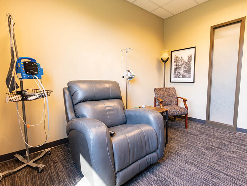 infusion room at MCN