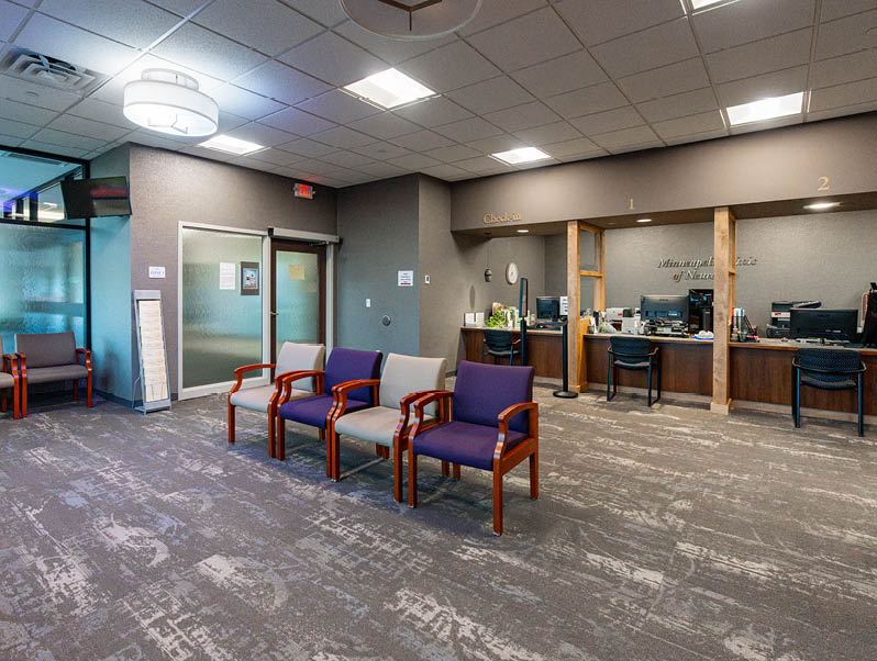 Maple Grove waiting room at MCN