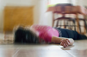 Neurologist helping patient with balance and dizziness issues