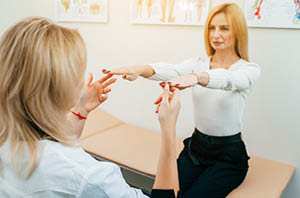 patient discussing neurology symptoms